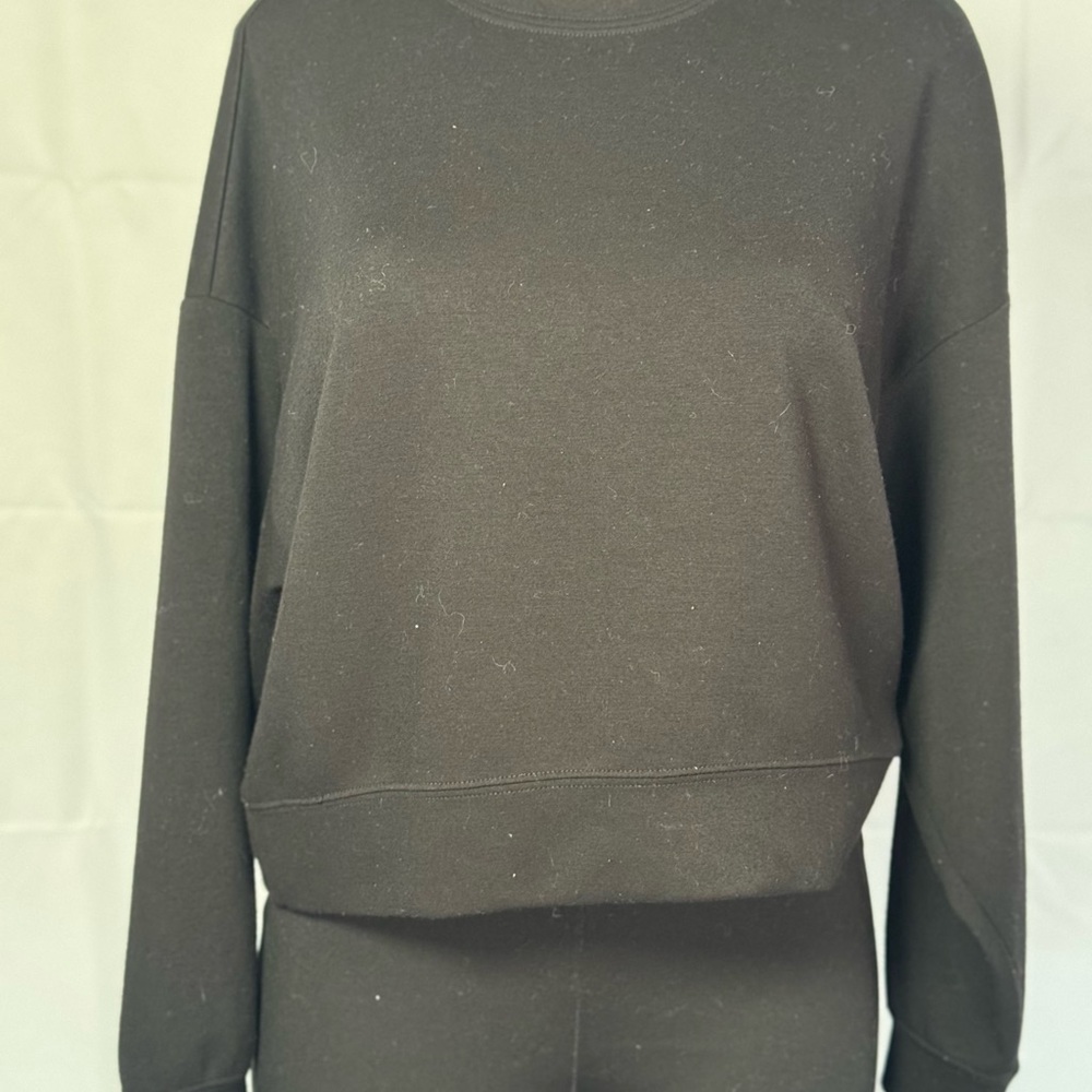 Classic Black Crew Neck Sweater